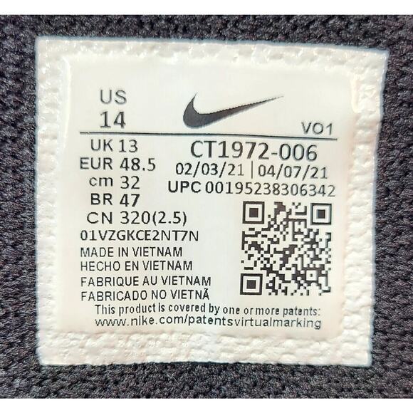 Nike Kyrie Flytrap IV 4 Men\'s Shoes Size 14 Black/Grey-White Gum CT1972-006 main image 10